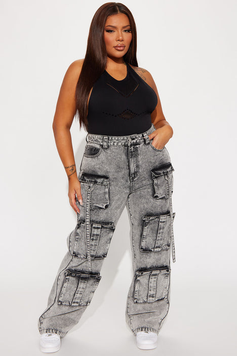 Fashion nova plus new arrivals size cargo pants