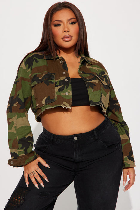 Fair And Square Camo Jacket Olive combo