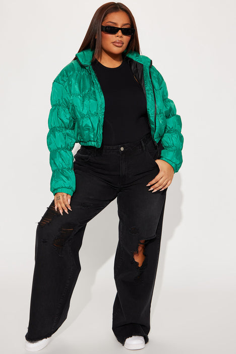 Fashion nova green discount jacket