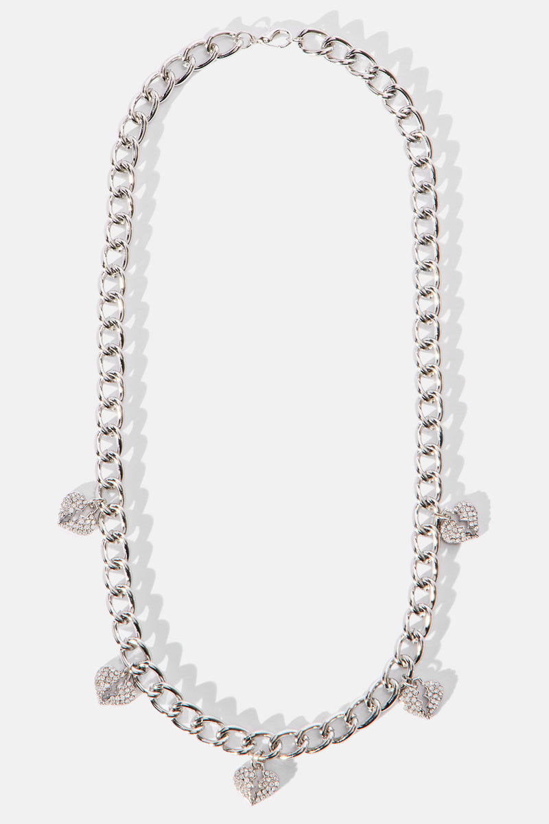 Love Kills Chain Necklace Silver Fashion Nova, Mens Jewelry