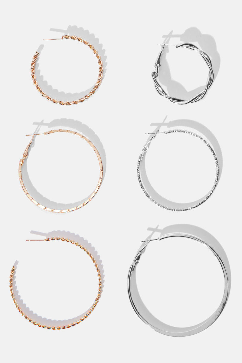 Mrs Fancy 6 Piece Earring Set - Gold/combo | Fashion Nova, Jewelry ...