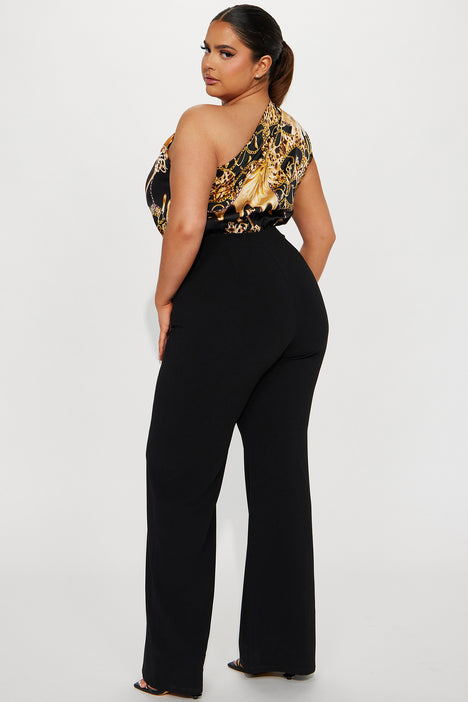Mansion Dinner Party Jumpsuit Black combo
