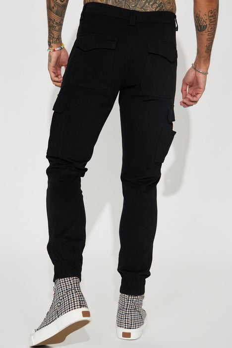 Kryptonite Cargo Pants Black