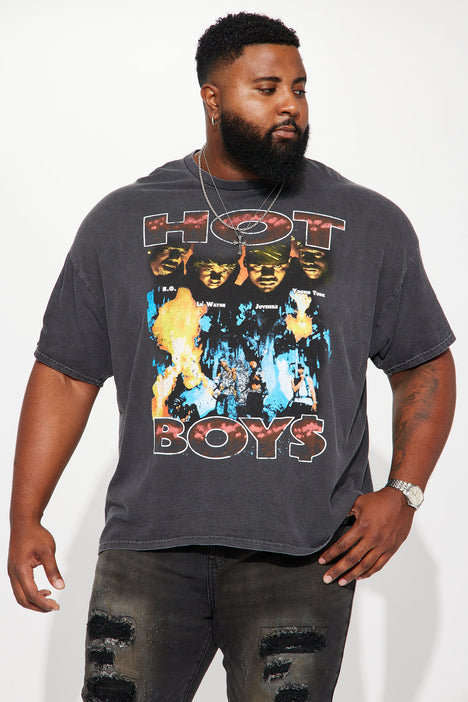 Hot Boys Short Sleeve Tee Black Fashion Nova Mens Graphic