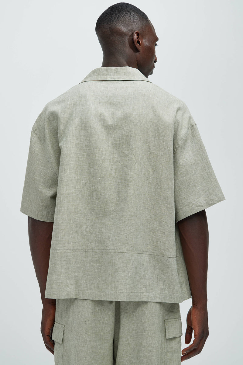 Cadiz Shirt - Natural Linen - SH25044