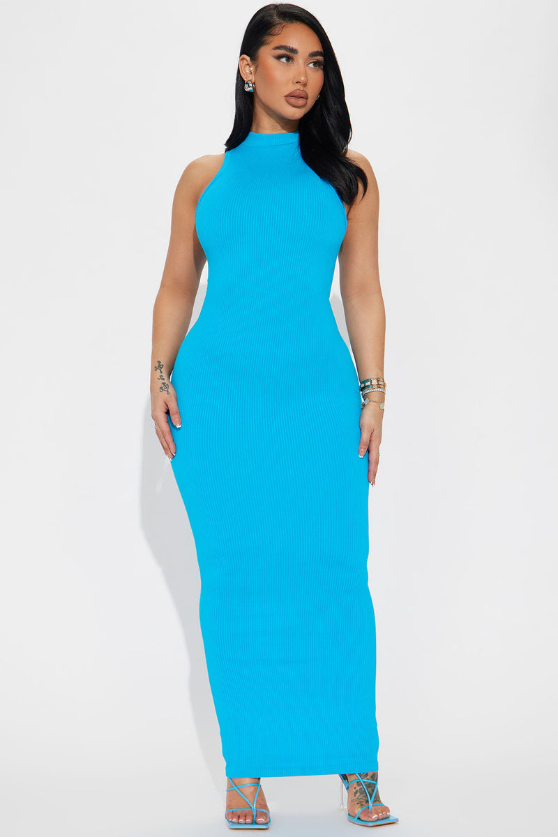 No Jealousy Seamless Maxi Dress - Aqua | Fashion Nova, Dresses ...