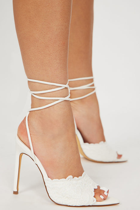 Statement Sandals - White, Fashion Nova, Shoes