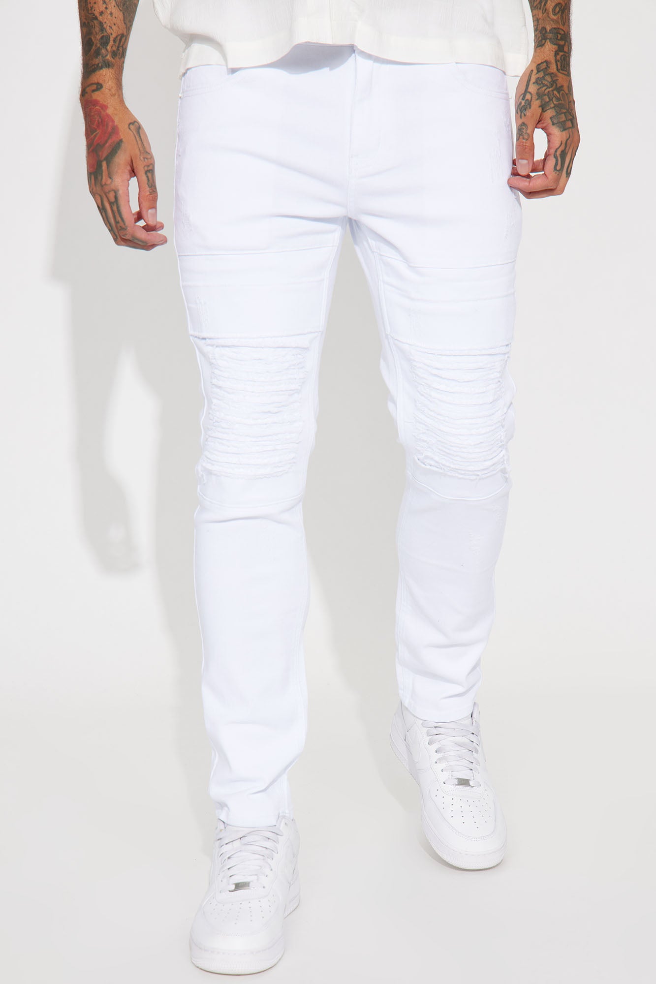 Reel It In Skinny Jean White