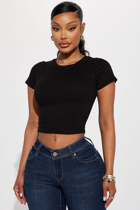 Ladies crew neck tops 2025