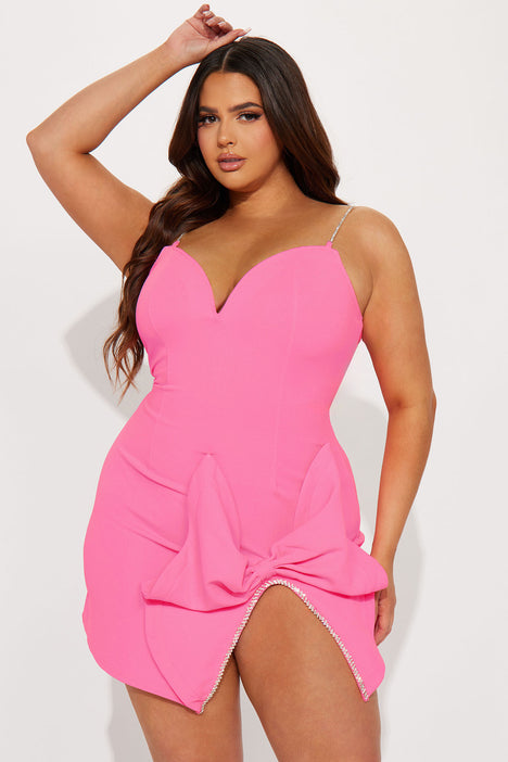 Pink mini hotsell dress fashion nova