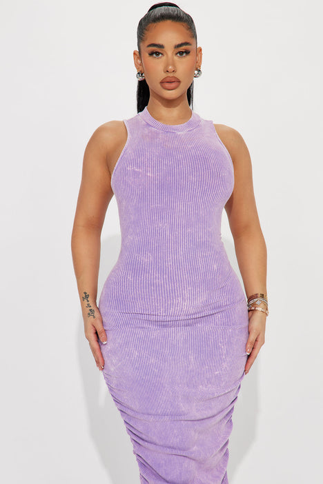 Lilac dress fashion nova clearance