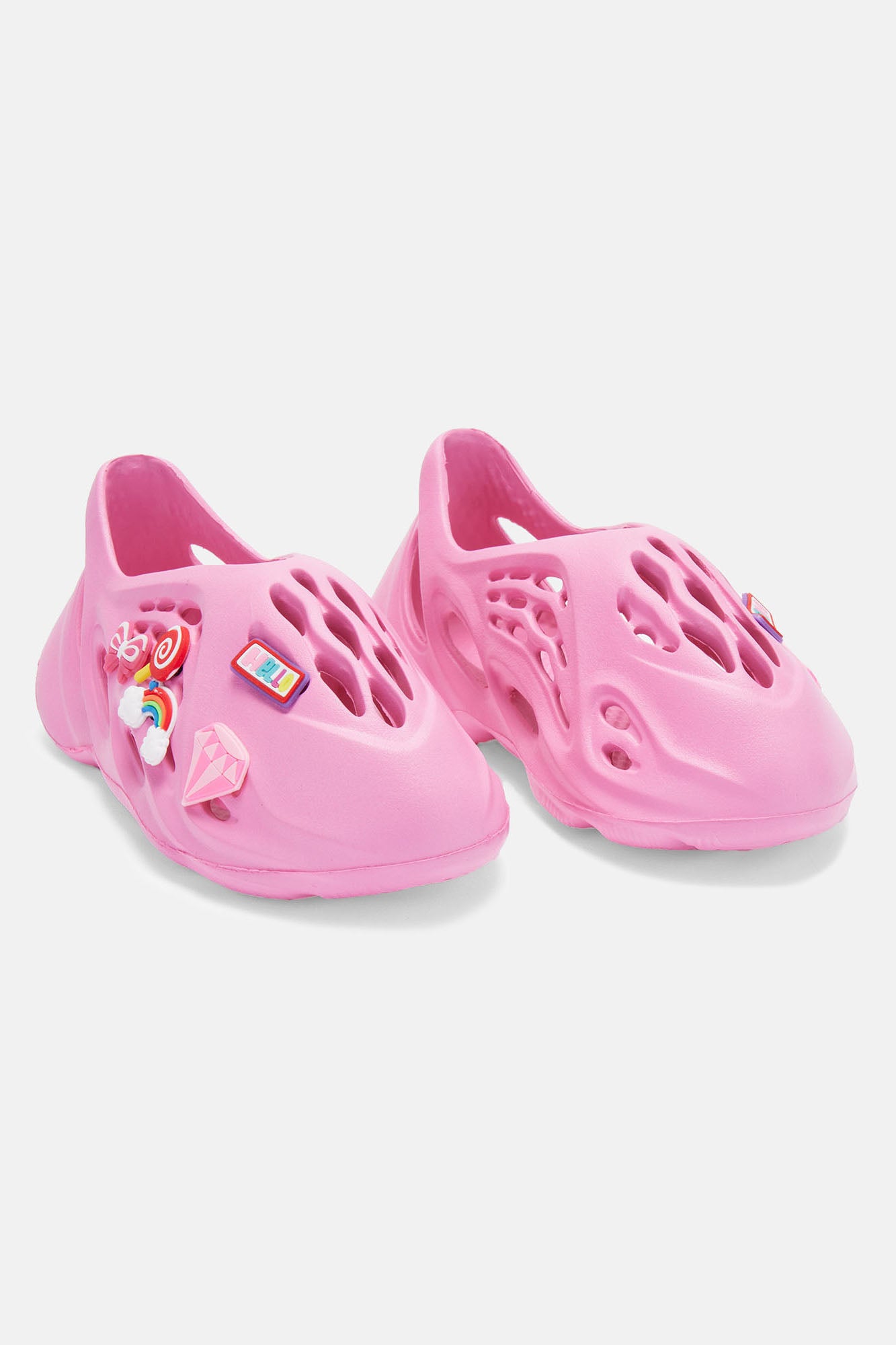 Pink shop slides shoes