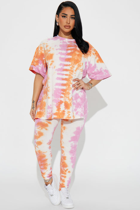 Tie dye sale sweatsuit fashion nova