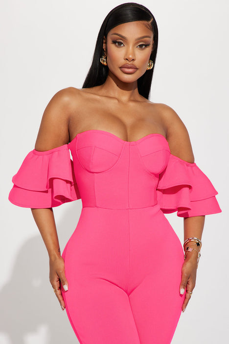 Fashion nova bandage jumpsuit clearance