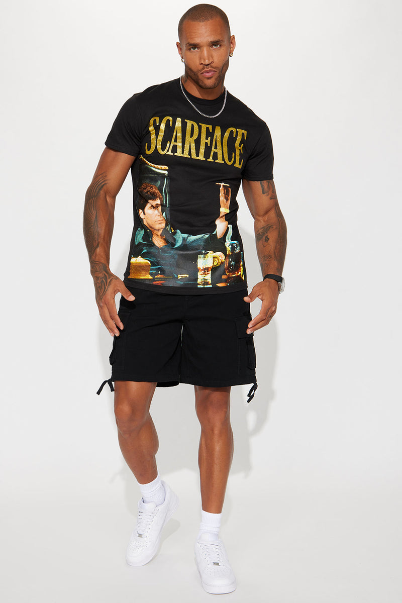 Scarface I Get Money Short Sleeve Tee - Black | Fashion Nova, Mens ...