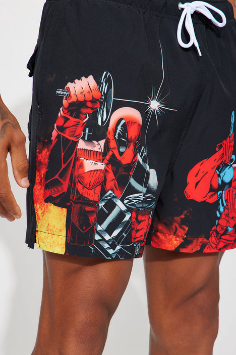 Men's deadpool swim trunks sale