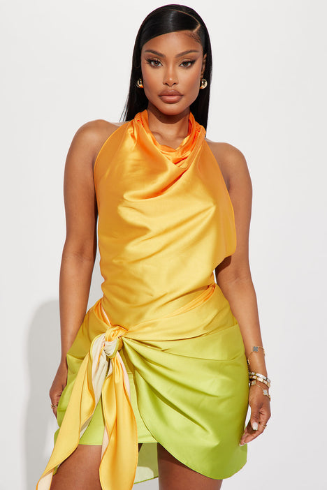 Fashion nova ombre online dress