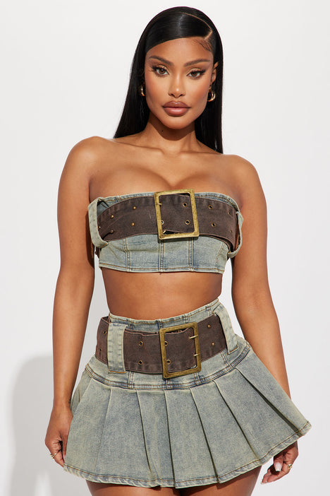 Fashion nova sale denim set