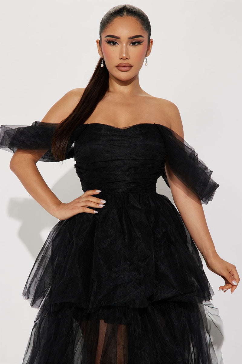Petite Khloe Tulle Gown - Black | Fashion Nova, Dresses | Fashion Nova