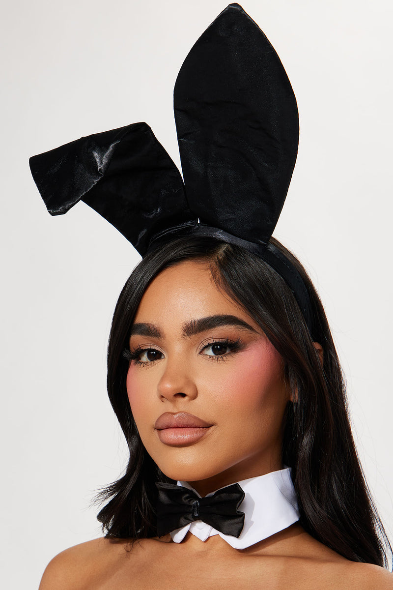 Deluxe Jumbo Black Playboy Bunny Rabbit Tail Costume Accessory – One Size