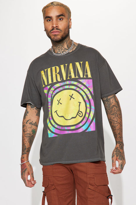 Nirvana t shirt mens sales