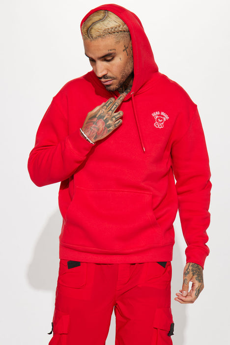 Fashion nova top red hoodie