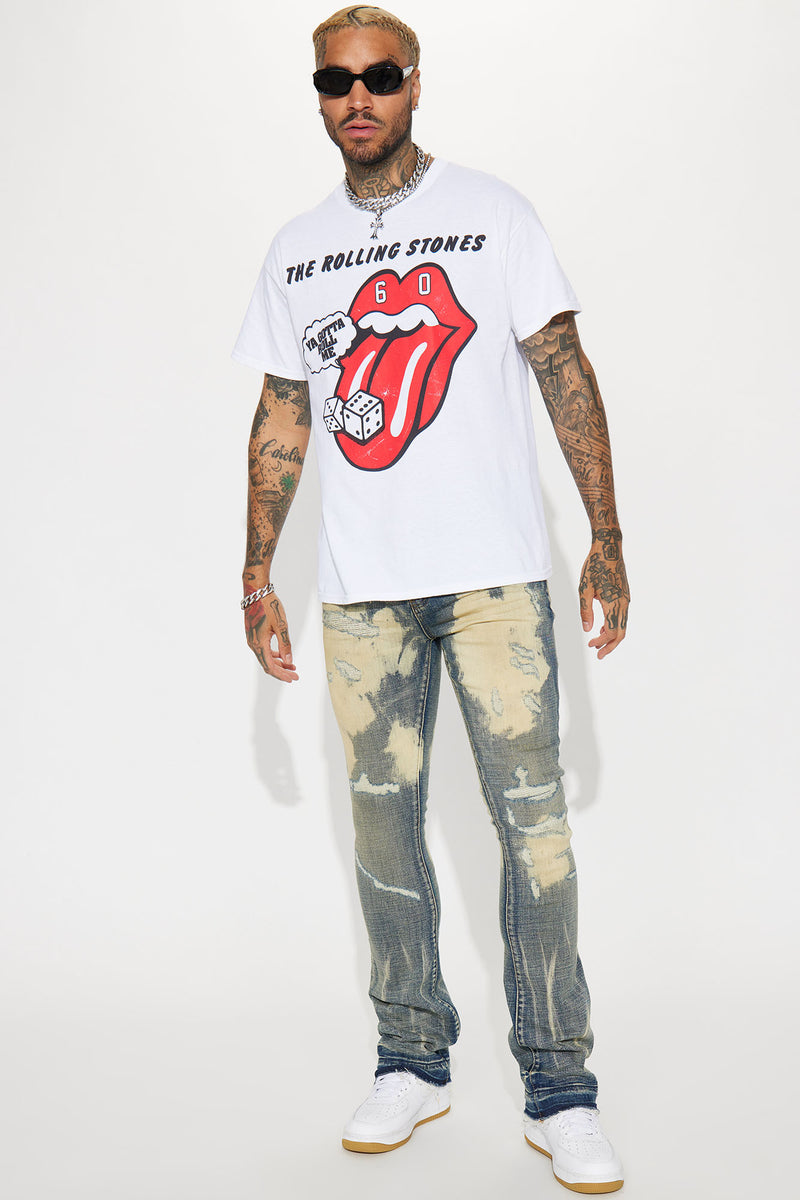 The Rolling Stones Ya Gotta Roll Me Short Sleeve Tee - White | Fashion ...