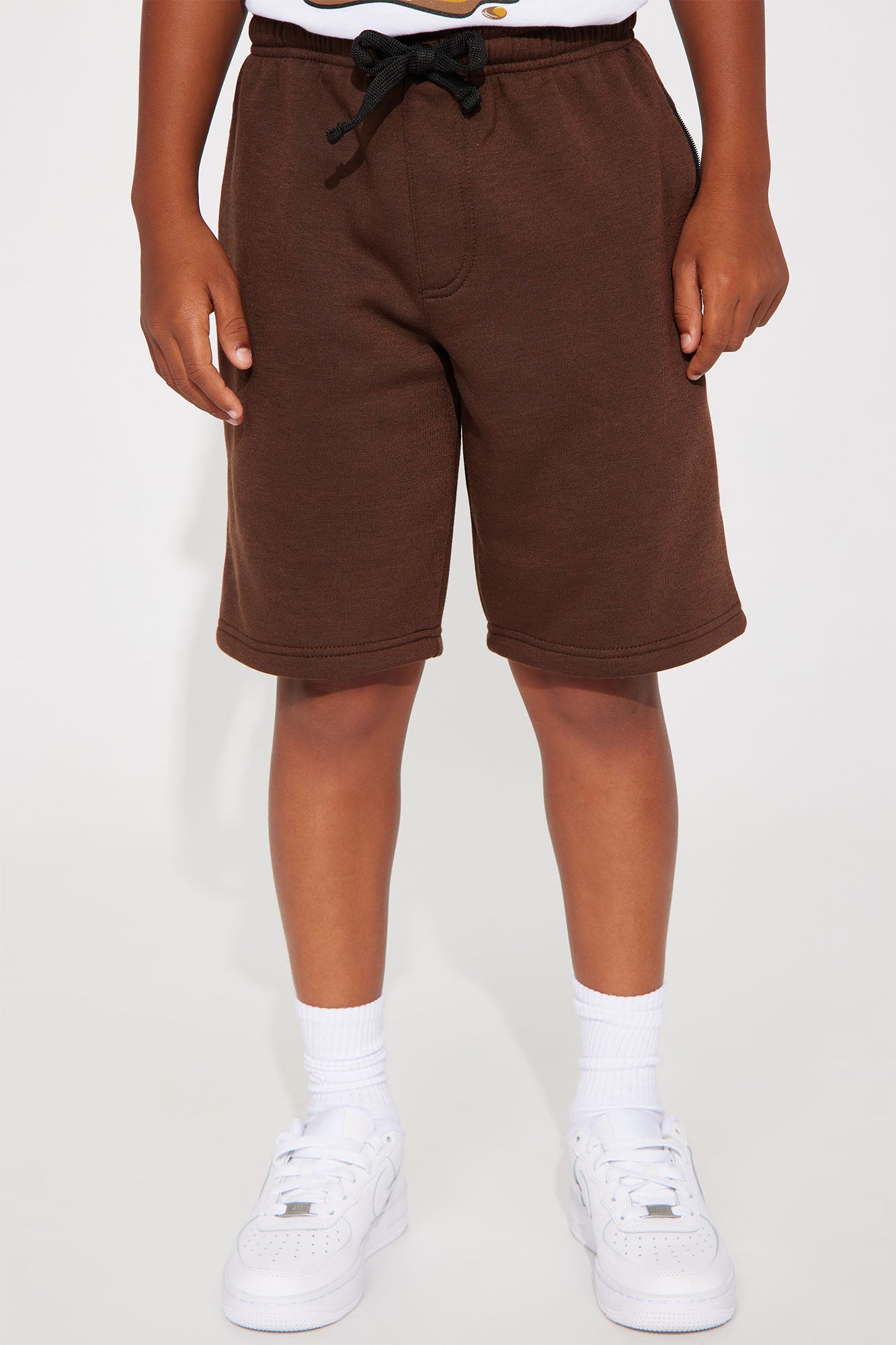 Tan fleece hotsell shorts