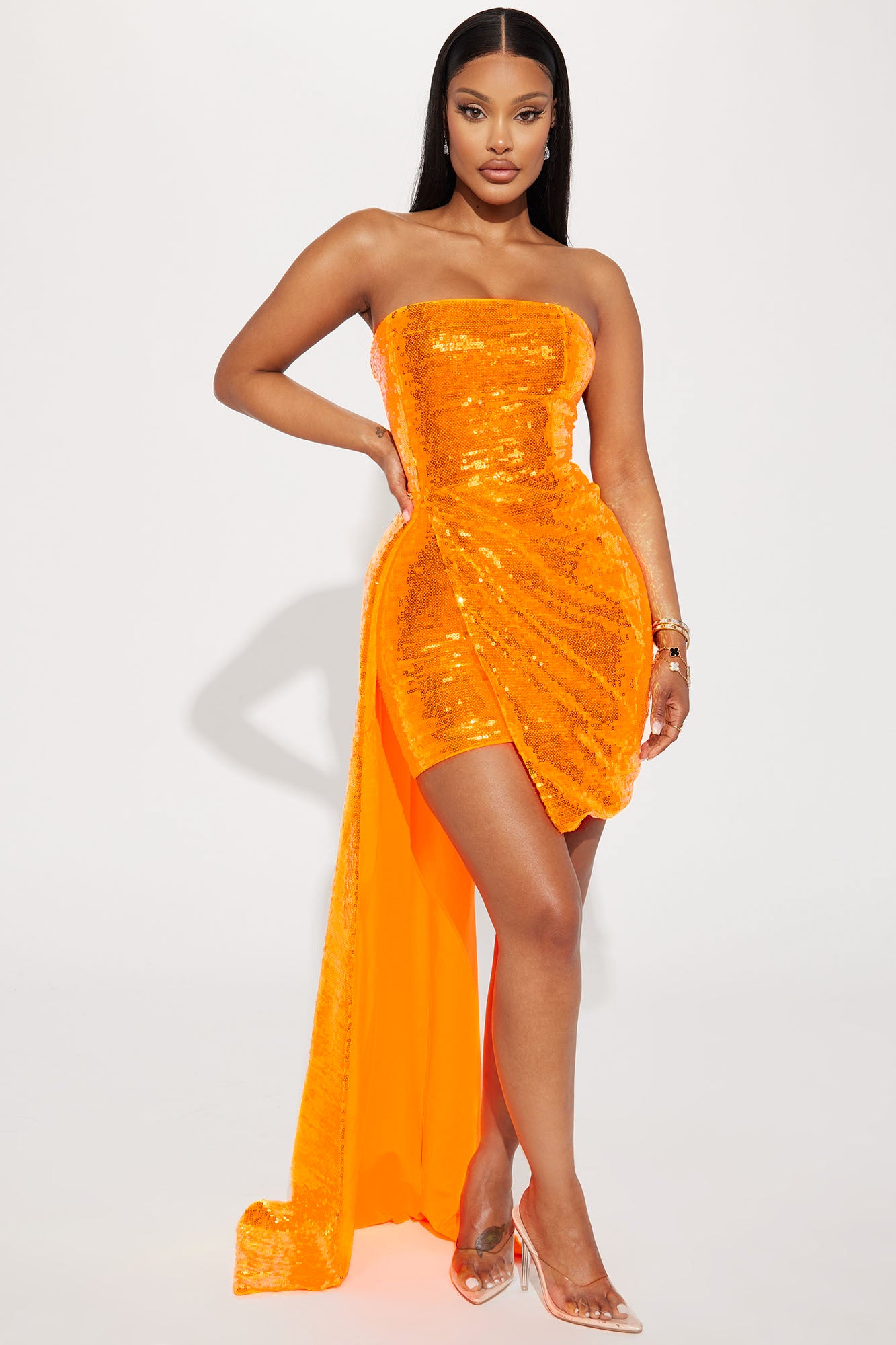 Her World Mini Dress Orange