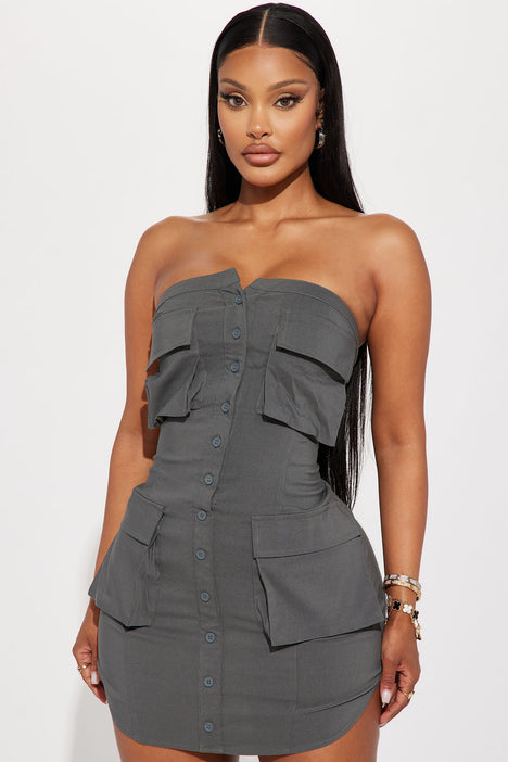 Cargo mini dress outlet