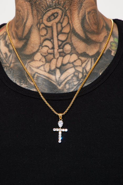 Cross Pendant Necklace Fashion Cross Necklaces Gold Necklace Chain