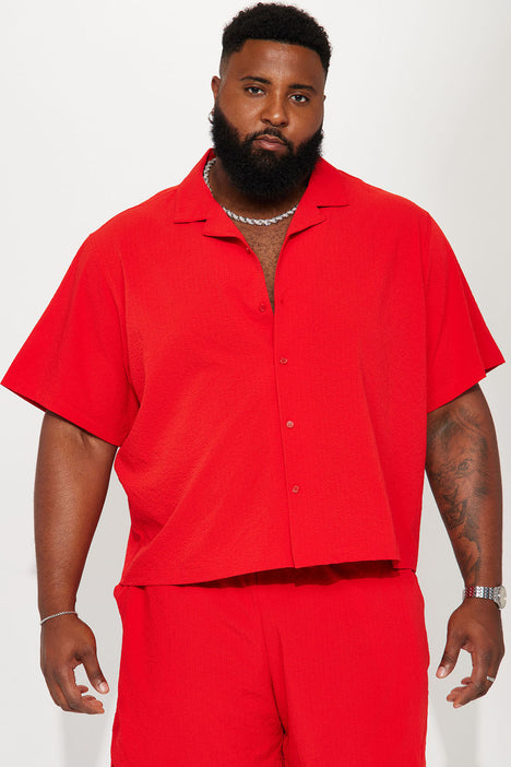 Red shirt button sales up