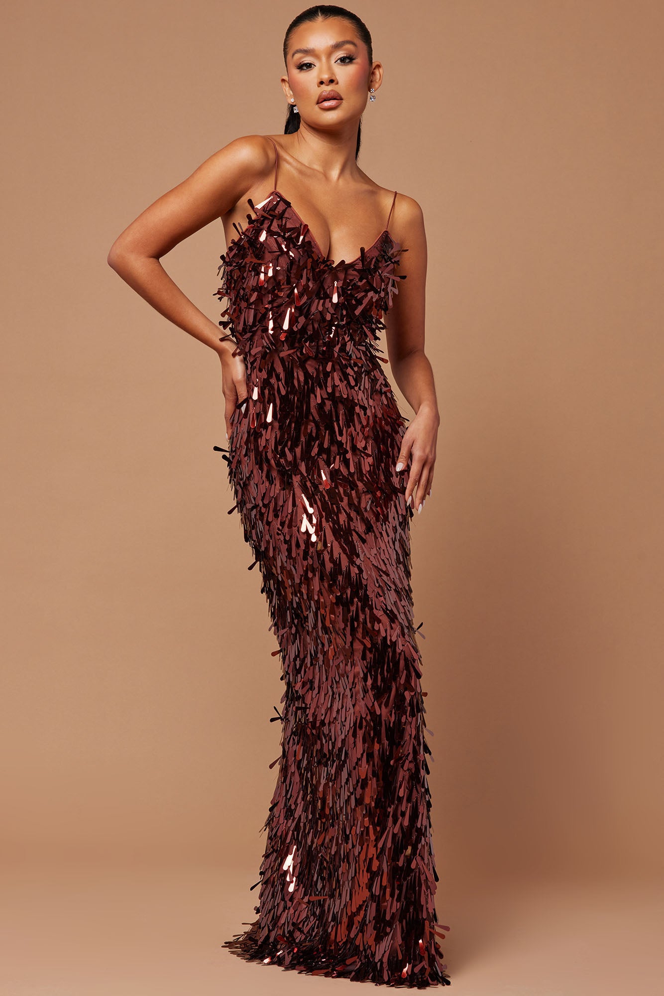 Emilia embellished maxi clearance dress