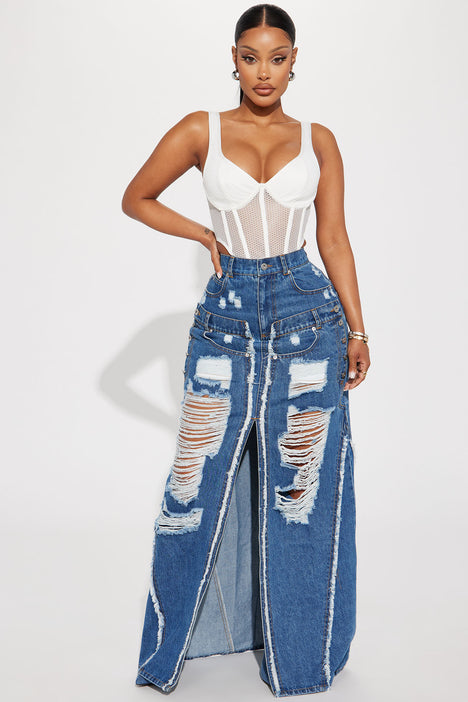 Overall skirt fashion nova 2025