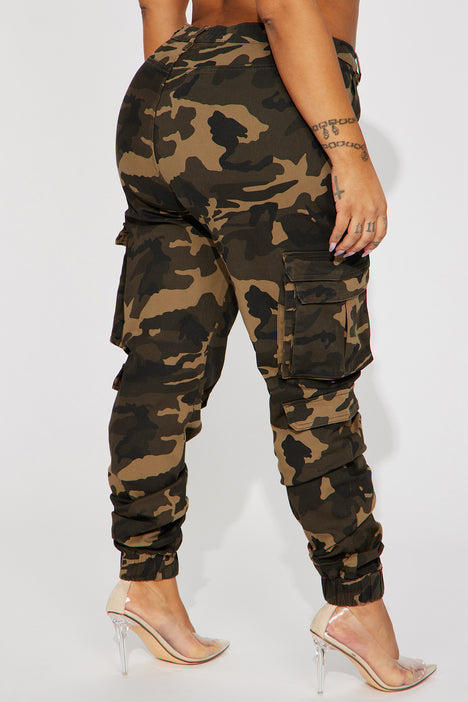 Tall Good Vibes Cargo Jogger Camouflage