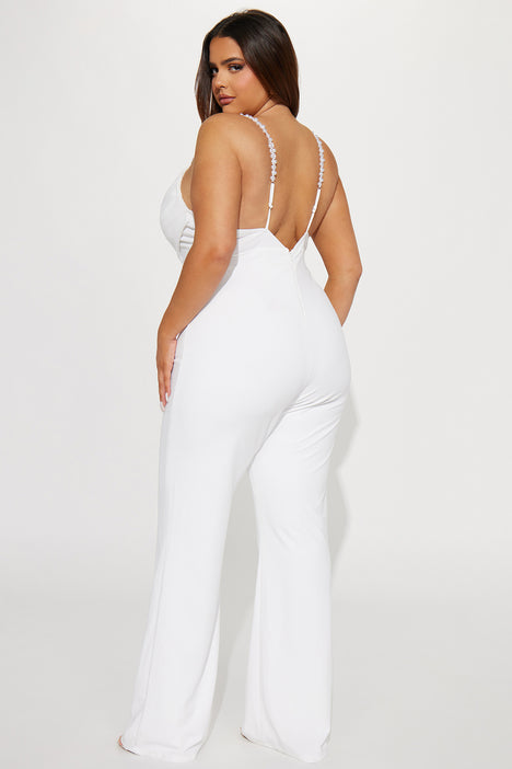 Pearl jumpsuit fashion nova sale