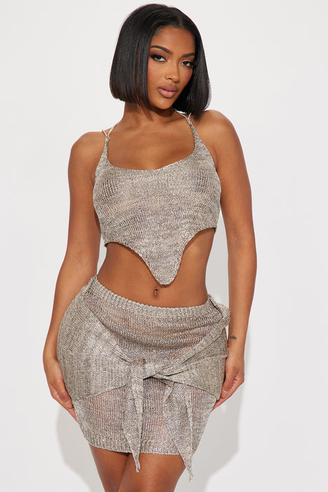 Mesh store chain skirt
