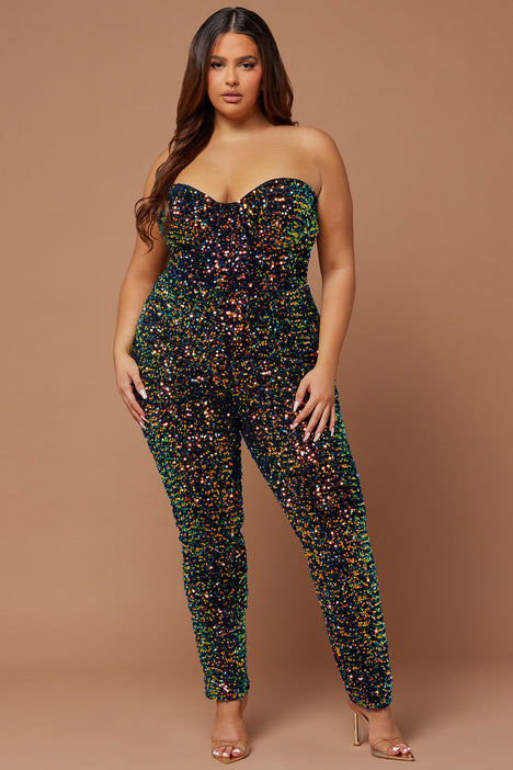 Isabeli Sequin Jumpsuit Multi Color