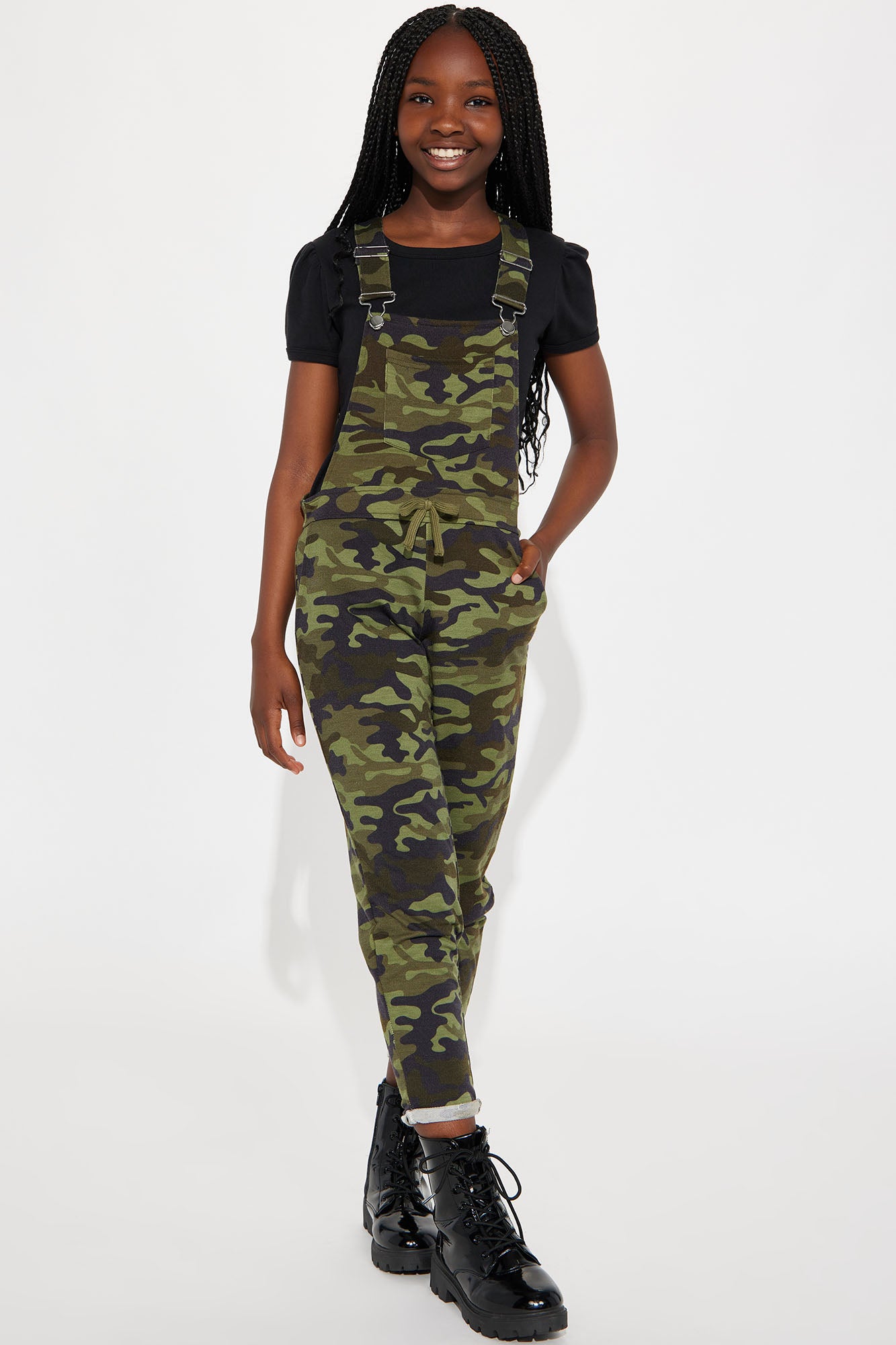 Girls camo discount overalls