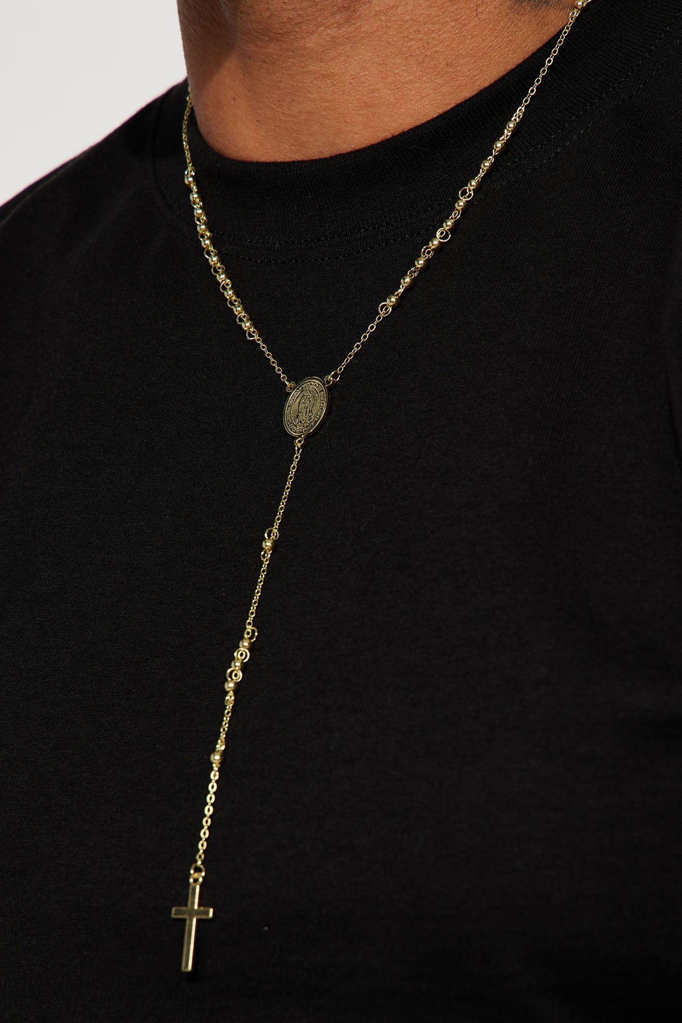 Men's jewelry rosary necklace deals
