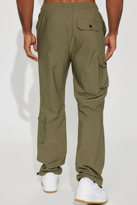 Prerogative Parachute Cargo Pant - Olive, Fashion Nova, Pants