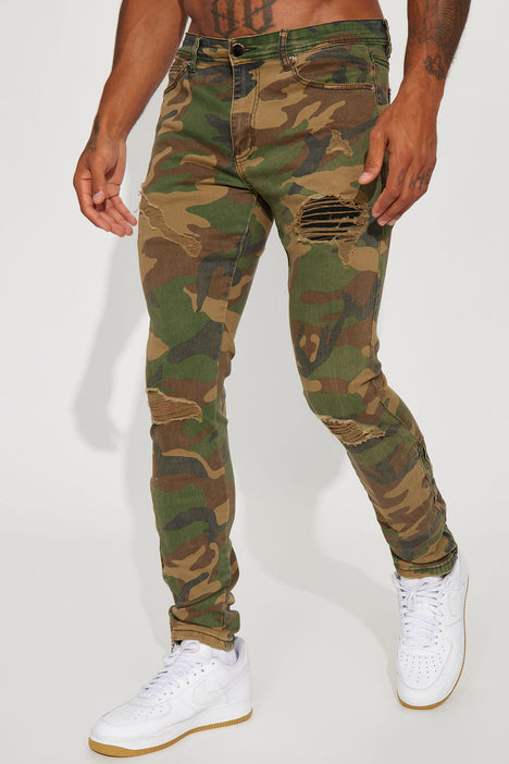 Camo 2024 pants skinny