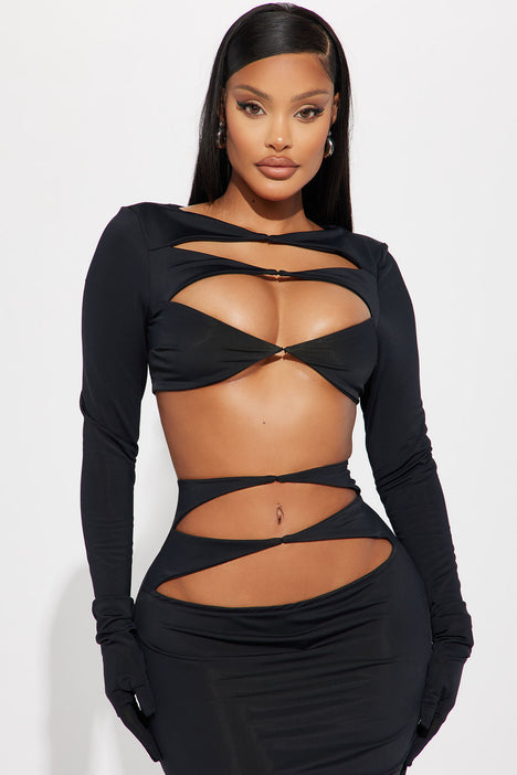 Cut front crop hoodie outlet fashion nova
