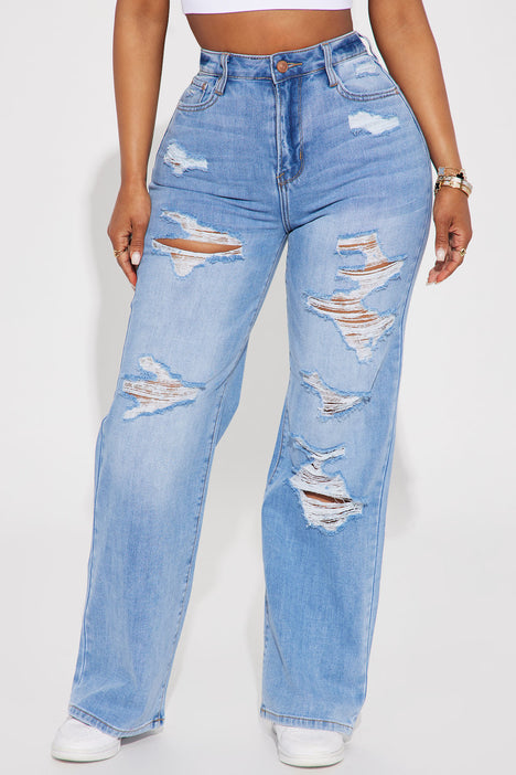 Wide leg sale jeans fashion nova