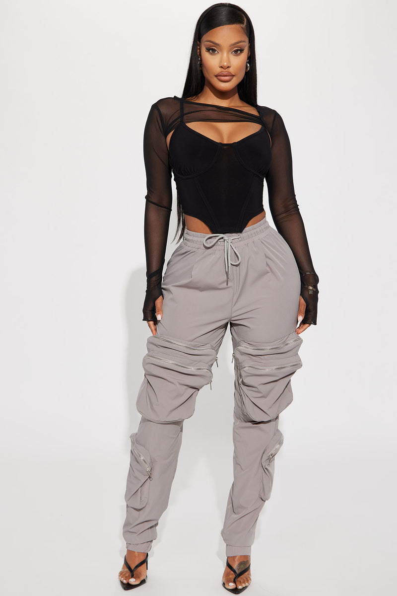 Molly Mesh Top - Black | Fashion Nova, Knit Tops | Fashion Nova