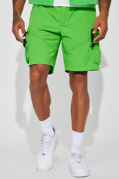 Down For Anything Relaxed Cargo Shorts Green