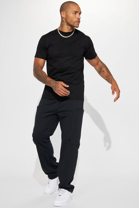 Long hotsell black sweatpants
