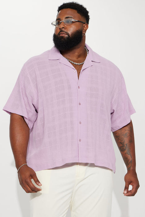 Light purple button up shirt sale mens