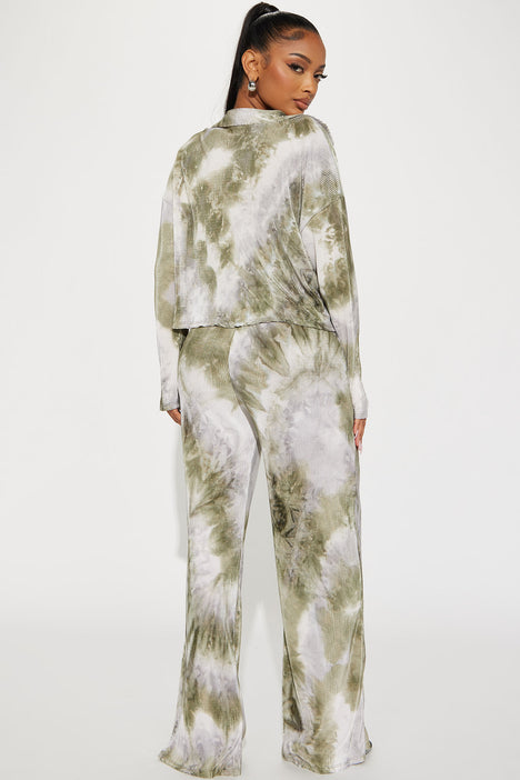 Green tie hotsell dye jogger set
