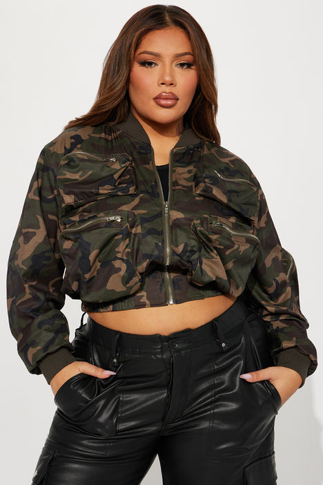 Camouflage leather jacket womens new arrivals